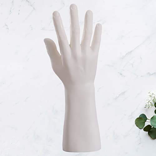 Cabilock 1 Stück Finger Für Halter Handschuhe Display Männlich Rack Ring Veranstalter Uhr Requisiten Weiß Armreif Requisitenweiße Einkaufskette Einkaufszentrum Schmuck Hand Vinyl