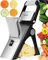 Upgrade Mandoline Slicer Safe Vegetable Chopper-Julienne Dicer for Kitchen, Potato Slicer, Adjustable Vegetable Cutter with Container, Multifunctional 6 in 1 Food Chopper (Silver)