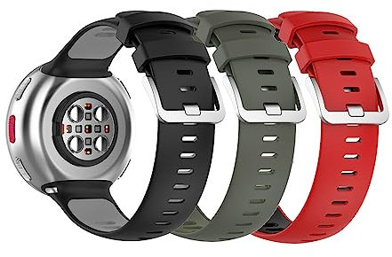 KingFan Sport Armband Kompatibel mit POLAR vantage v2 Armband,Weiches Silikon Wasserdicht Armband Kompatibel mit POLAR vantage v2