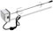Yakimz Grillspieß Set, Drehspieß mit 2X Fleischnadeln, 107cm Grillspieß mit Edelstahl Motor 220V - 240V, Universal Rotisserie Traglast 10 kg