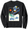 Disney Donald Duck Winter Sports Skiing Retro Ski Big Air Sweatshirt