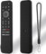 TV-Fernbedienungs-Schutzhülle aus Silikon für Sony RMF-TX810U/RMF-TX811U/RMF-TX910U,Smart Television Voice Controller Case Hülle Halterung Schutz,Stoßfest Anti-Rutsch (Schwarz)