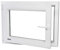 Fenster auf Alupl Neo Energeto Profile - Kunststofffenster Weiss BxH 400x900 mm - Garagenfenster/Gartenhausfenster/Kellerfenster 40x90 cm 2-fach Verglast - Din Links - Funktion Dreh Kipp
