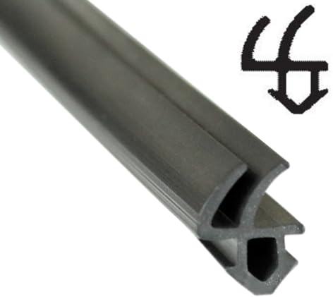 SN-TEC Fensterdichtung/Renovierungsdichtung/Fenstergummi SD 2152 für 3,5 bis 5,0mm Nut z.B. für Rehau Fenster, Farbe: schwarz (10 Meter)