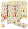 MS BabyWorld - Trendy - Alfombra de Juegos para Bebé 180x200 cm - Doble Cara, Tapete Muy acolchado (1cm Grosos), Plegable y con Bolsa de transporte