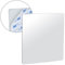 Rasierspiegel mit 3M-Kleber zum Kleben - Antibeschlag Duschspiegel für das Bad, Rahmenlos und Bruchsicher, Anti-Fog Shower Mirror - 16cm x 16cm (Quadrat)