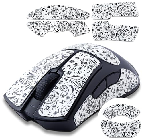 JakeTsai Mouse Anti-Slip Sticker fit for Razer Viper/Viper Ultimate, Self-Adhesive, PreCut, Sweat-Resistant, Professional Mice Upgrade Kit,for The Most Demanding Gamers and Esportsmen（6 Pieces）