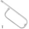Tubo di ricambio in acciaio 60040 69957 per barbecue a gas Weber Q100, Q120, Q1000, Q1200, 43,2 x 14,6 cm