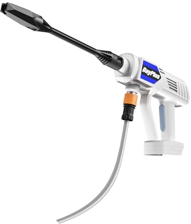 Elektrischer Hochdruckreiniger, schnurlose Wasserpistole, Auto-Reiniger, Hochdruckreiniger, 3 einstellbare Druck (nur Waschkörper, ohne Batterie und Ladegerät)