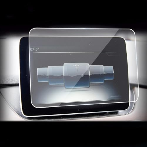 LUISAS Navigation Schutzfolie Für Mercedes Benz B-Class CLA W246 2015-2019,Kratzfest GPS Navigation Bildschirm Auto Gehärtetes Glas Screen Protector Film,A/1PCS