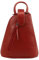 Lloyd Baker London Echtleder-Rucksack, Echtleder-Rucksack für Damen, Tagesrucksack, Damen-Lederrucksack, kompakte Handtasche, BHIWANI (ROT (BEERE))