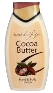 Körpermilch mit Cocoa-Butter, 500 ml – Secret d'Africa Cocoa Butter – für Hände und Körper – feuchtigkeitsspendend