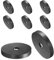 QUARKZMAN 8Pcs Entretoises en Caoutchouc de 70mm de Diamètre Extérieur, 12mm de Diamètre Intérieur, 10mm de Hauteur, Rondes, Anti-Vibrations, Rondelles en Caoutchouc Épaisses