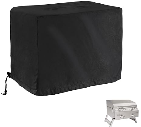 Starcrew Grill Cover for Megamaster 2-Burner Tabletop Grill, Protective Barbeque Grill Cover for Portable 2-Burner Camping Grill, Outdoor BBQ Cover for Portable Gas Grill/Small Propane Grill