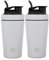 for you Shaker Edelstahl - 500 ml mit Shaker-Kugel und auslaufsicherem & BPA freiem Deckel - Mit einer innenliegenden Skala - spülmaschinengeeignet