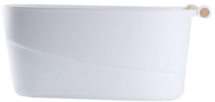 Ipetboom Manicure Soaking Bowl and Japanese-style Nail Art Hand Care Nail Bowl White for Professional Salon Use