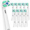 10 Stück Aufsteckbürsten Kompatibel mit Oral B iO 3/4/5/6/7/8/9/10 Elektrischen Zahnbürstea Griff, IO Zahnbürste Aufsätze Intelligente kompatibel mit Oral b（Weiß）