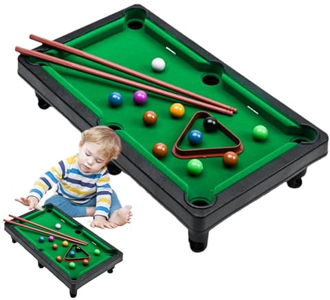 usefulbeauty Tischbillardtisch, Billardtisch, Mini-Billardspielzeug | Tragbares Billardspiel für den Innenbereich, für und Mädchen