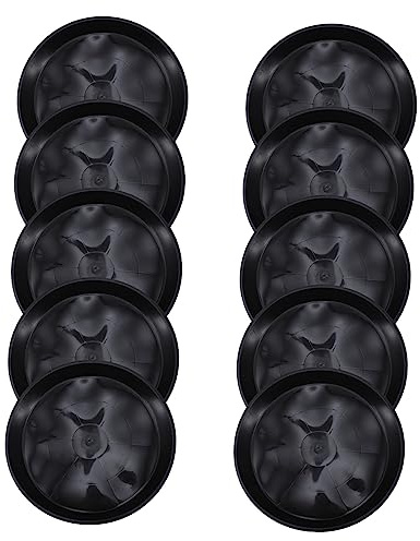 LOORGVEL 10piezas Base De Maceta Palet para Macetas Bandeja Base para De Plástico Bandeja Inferior para Bonsáis Terraza o Jardín