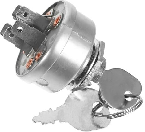 CLISPEED Commutateur Allumage pour Tondeuse à Gazon avec Clé de Démarrage Robuste et Sécurisé pour Tracteurs à Gazon Compatible avec Murray