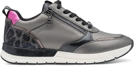 Womens Fashion Lace-up Zipped Sneakers Trainers