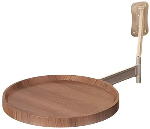 Wandklapptisch, Ausziehbarer Wandschreibtisch, Klappbarer Wandhängetisch aus Holz(B)