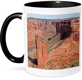 Arizona Spider Rock in Canyon De Chelly National Monument Coffee Mug Funny Mug Cute Ceramic Drinkware for Kitchen Café Home 330Ml