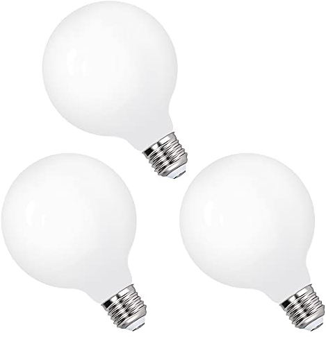 ENUOTEK LED Große Glühbirnen Leuchtmittel Lampen Weiß Edison E27 6W 650Lm Kaltweiß 6000K Vollwinkel Beleuchtung für Hängelampe Wandlampe Stehlampe Nicht Dimmbar ersetzt 60W Glühlampe 3er Pack