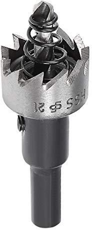 Sourcingmap 21mm HSS Drill Bit Hole Saw Cutter for Metal Alloy Wood