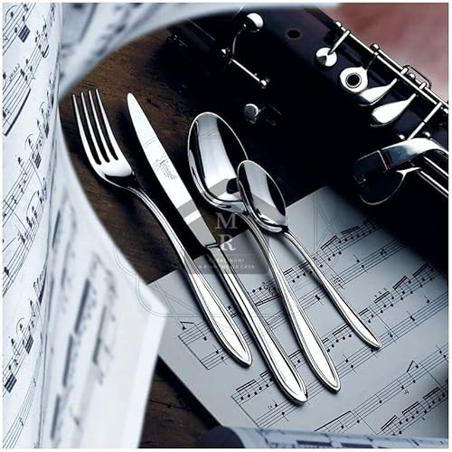 SERVIZIO POSATE 75 PEZZI ACCIAIO INOX 18/10 MONET mm. 3,00