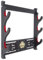 Eforlife Drachenschwerthalter, Wandhalterung, Samt, gepolstert, Katana-Ständer, Samurai-Schwerthalter, Display-Rack (3-stöckig)
