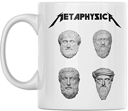 Vulfire Tazza in Ceramica Metaphysica, Tazza Colazione Filosofia, Regalo Laurea Amica, Tazze Divertenti Sigmund Freud, Tazza Colazione Tisana, Latte, Caffe, Socrate Platone (Bianco, Ceramica)