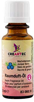 CREARTEC Raumduftöle - Naturreine ätherische Öle - Duftnote: Wacholderbeere - zum Herstellen individueller Raumduftmischungen - für Aromadiffusoren und Duftlampen - 20ml – Made in Germany