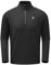 Dare 2b Herren Fuse Up II Core Stretch Lightweight Quick Drying Half Length Inner Zip Chin Guard Dehnbare Mittelschicht, Schwarz, S