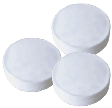 FILTROTECH 3 Stk. Ersatzplättchen (20x8,5mm) für Wasserstopper Schlauchanschluss 1/4 Ersatztablette Ersatzpads für AquaStop Sicherungsventil