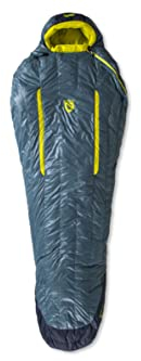 Nemo KAYU | Herren 30 Grad Daunenschlafsack, Fortress/Lumen, lang