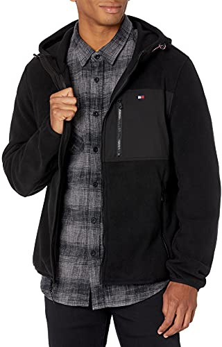 Tommy Hilfiger Herren Hooded Performance Fleece Jacket Jacke