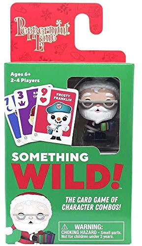 Funko Something Wild! Peppermint Lane mit Santa Claus Pop! Kartenspiel für 2-4 Spieler ab 6 Jahren