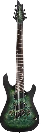 Cort KX507MS - Guitare électrique 7 cordes fanned frets - Star Dust Green