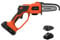 Yard Force Mini Chainsaw Cordless Pruning Battery Powered Lightweight Pruning One Handed 20V 2.0Ah Lithium-Ion Small Chain Saw for Tree Trimming, Cut Wood