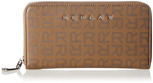 REPLAY Damen FW5299 Reisezubehör-Brieftasche, 074 Dirty Pale BEIGE