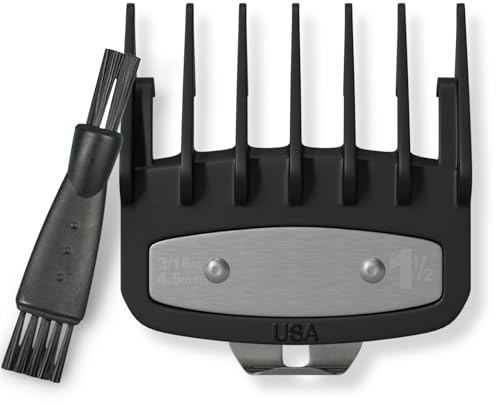 Aufsätze Haarschneidemaschine 4.5mm Haarschneider Aufsätze Kompatibel mit Wahl Haarschneidemaschinen - Ersatzteile Friseur Zubehör Barber Set Tools - 1x Aufsteckkamm 4,5mm +1x Reinigungsbürste