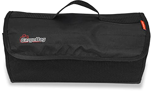 TrunkExpert Cargo Bag Auto Organizer Universal Wasserdicht Cordura Einfache Klettbefestigung Ordnung im Auto Kompakt Schwarz Fassungsvermögen | 10,4 Liter