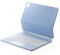 HAODEE Smart Magic Keyboard Per IPad Pro 12.9 Custodia Cover Tastiera (colore: celeste, dimensioni: Pro 11)