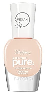 Sally Hansen Smalto Liquido per unghie Good.Kind.Pure, Finish cremoso, Formula Vegana, 112 Flour Power - 0.33 fl oz
