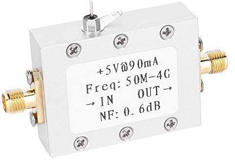 Rauscharmer Verstärker, LNa 0,05–4 GHz, NF = 0,6 DB, RF FM, HF, VHF/UHF, Amateurfunk – 110 DBm Für Drahtlose Kommunikationsgeräte, Repeater