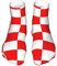 NLWQEKV Kroatien Flagge Damen Herren Socken Kurzes Kleid Schlauch Liner Knöchel Crew Strümpfe