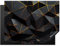 KitchenYeah© Copri Piano Induzione 71x52 cm Cucina Coprifornelli Copertura Protezione Cottura Tutto per la Cucina Design - Oro - Nero - Lusso