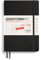 LEUCHTTURM1917 370619 Wochenkalender & Notizbuch 2025, Medium A5 Softcover - 18-Monats-Planer, 80 g, liniert - Schwarz