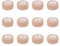 Lot de 12 Rouleaux de Bandages Auto-adhésifs élastiques pour Le Sport, Bandes élastiques et Extensibles, Flexibles, Respirantes, Non tissées, Couleur Chair